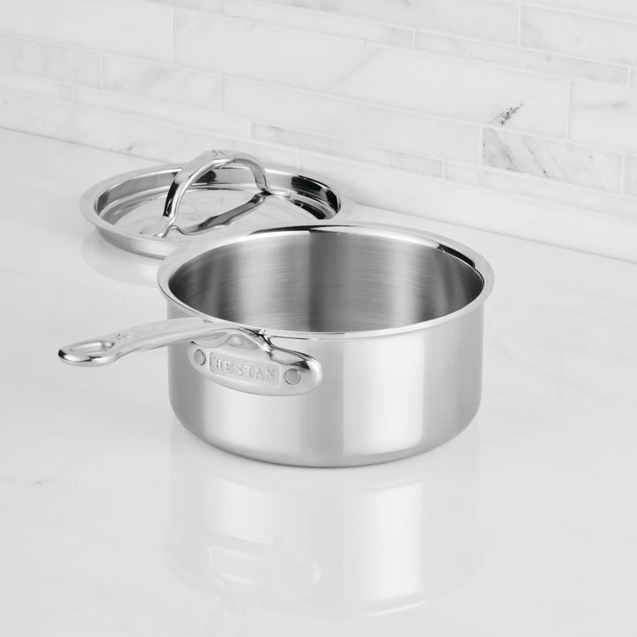ProBond® Luxe Induction Stainless Steel Saucepans & Lid - Small & Medium
