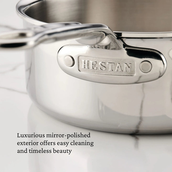 ProBond® Luxe Induction Stainless Steel Saucepans & Lid - Small & Medium