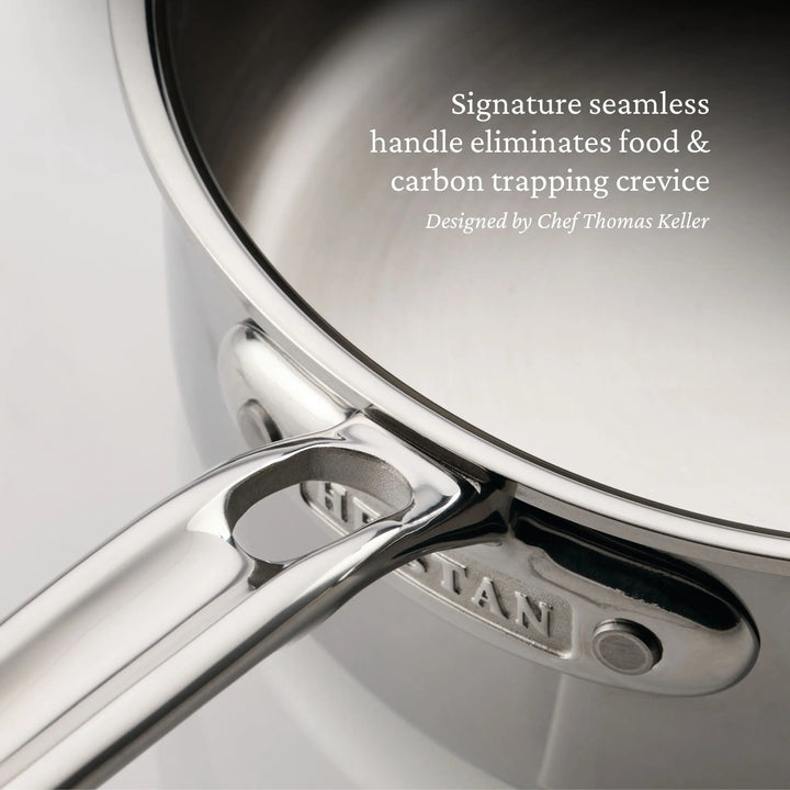 ProBond® Luxe Induction Stainless Steel Saucepans & Lid - Small & Medium