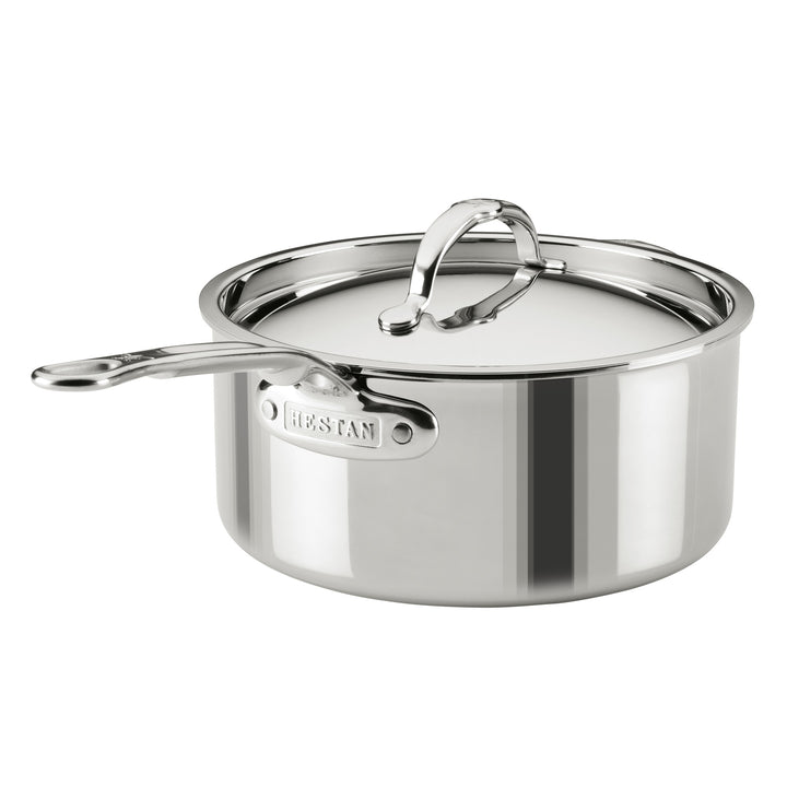 ProBond® Luxe Induction Stainless Steel Saucepan with Lid & Helper Handle - 22cm