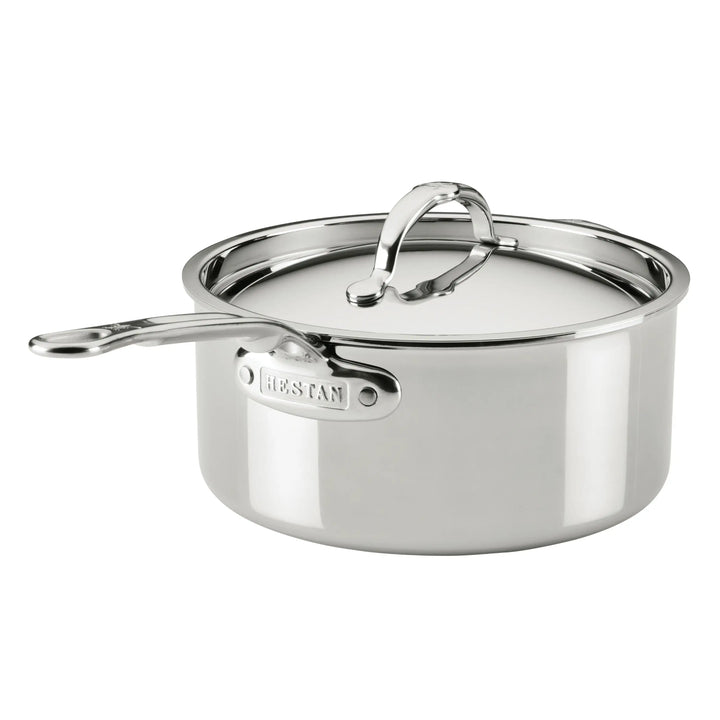 ProBond® Luxe Induction Stainless Steel Saucepan with Lid & Helper Handle - 22cm