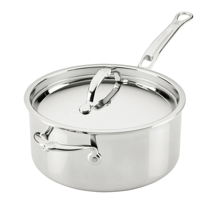 ProBond® Luxe Induction Stainless Steel Saucepan with Lid & Helper Handle - 22cm
