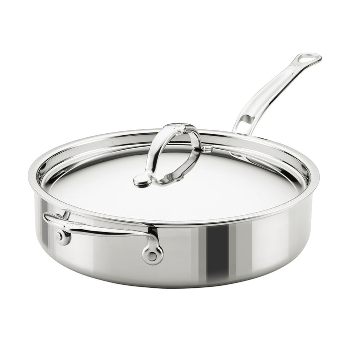 Hestan ProBond® Luxe Professional Clad Stainless Steel Sauté Pan with Lid, 26cm