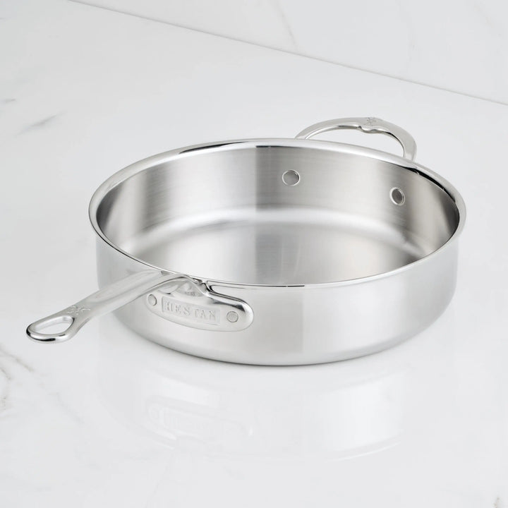 Hestan ProBond® Luxe Professional Clad Stainless Steel Sauté Pan with Lid, 26cm