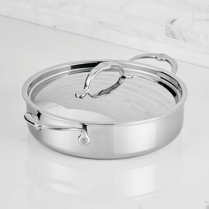 Hestan ProBond® Luxe Stainless Steel Sauteuse Braiser & Lid - 26cm