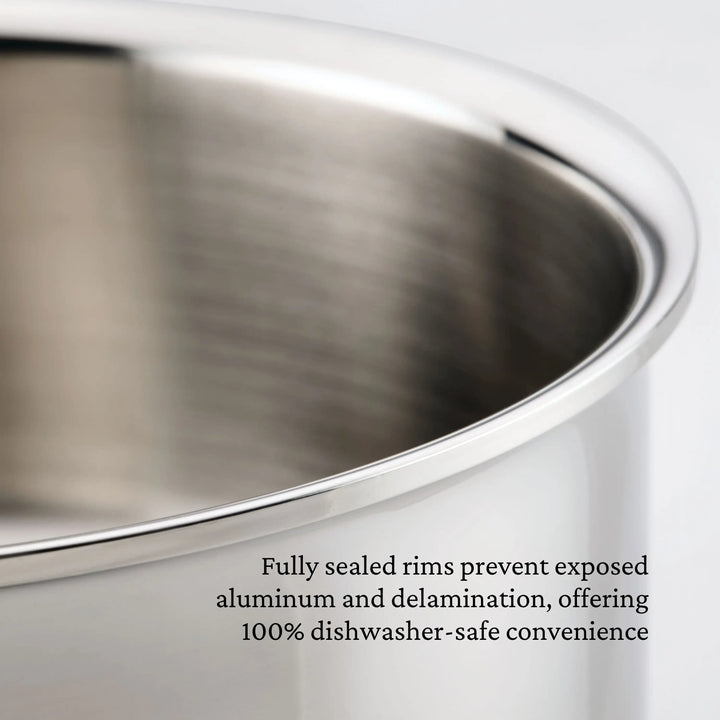 Hestan ProBond® Luxe Stainless Steel Sauteuse Braiser & Lid - 26cm
