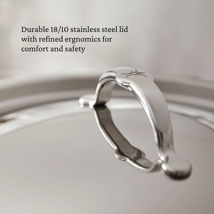 Hestan ProBond® Luxe 24cm Professional Clad Stainless Steel Essential Pan with Lid