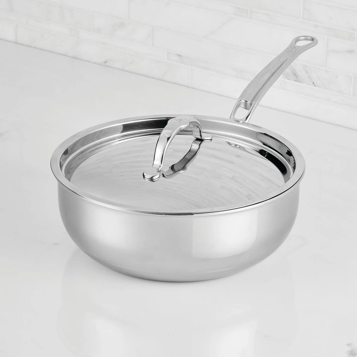 Hestan ProBond® Luxe 24cm Professional Clad Stainless Steel Essential Pan with Lid