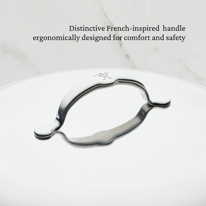 Hestan ProBond® Luxe 36cm Professional Clad Stainless Steel Wok with Dome Lid, 4.73L
