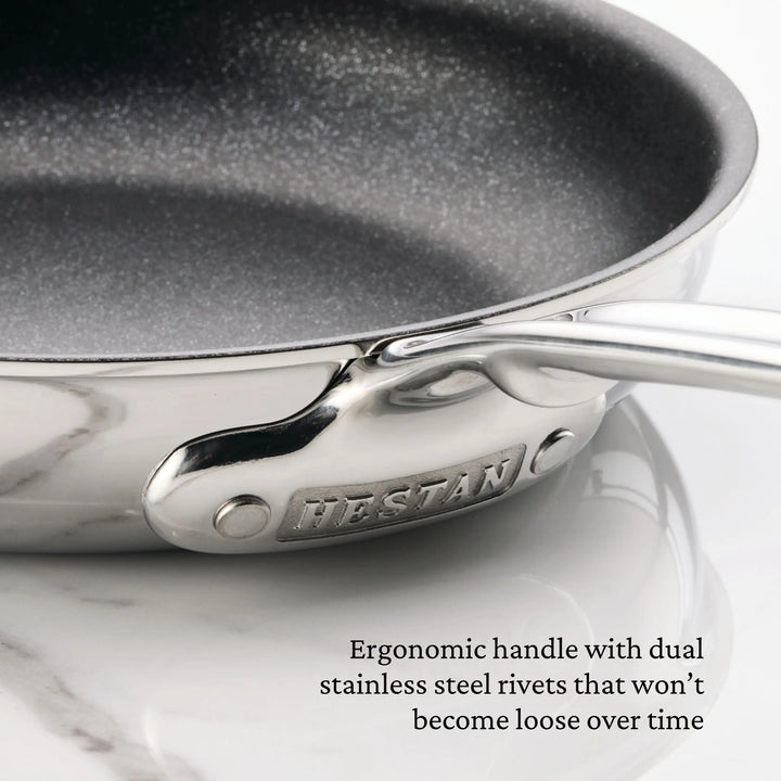 Hestan ProBond® Luxe Induction Stainless Steel Skillet TITUM™ Non-Stick - Small, Medium & Large