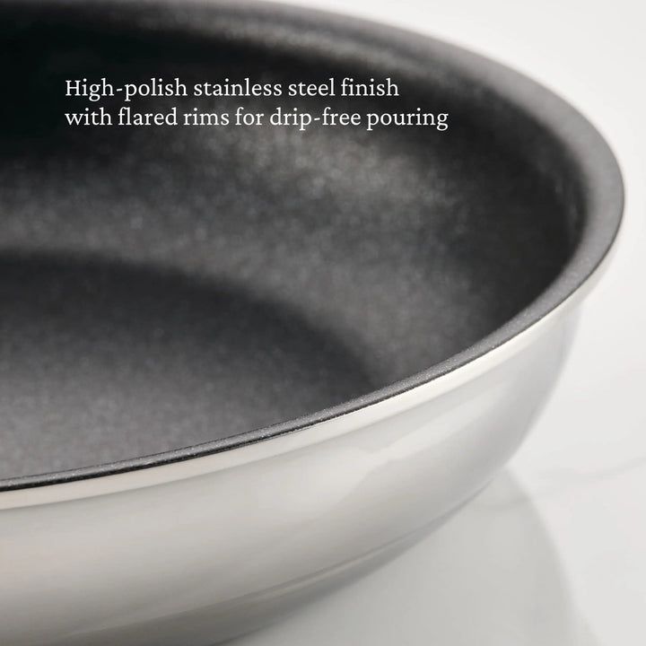 Hestan ProBond® Luxe Induction Stainless Steel Skillet TITUM™ Non-Stick - Small, Medium & Large
