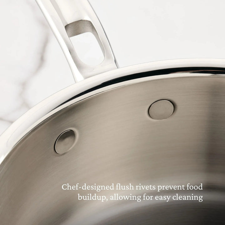 Hestan ProBond® Luxe 20cm Polished Professional Clad Stainless Steel Saucier
