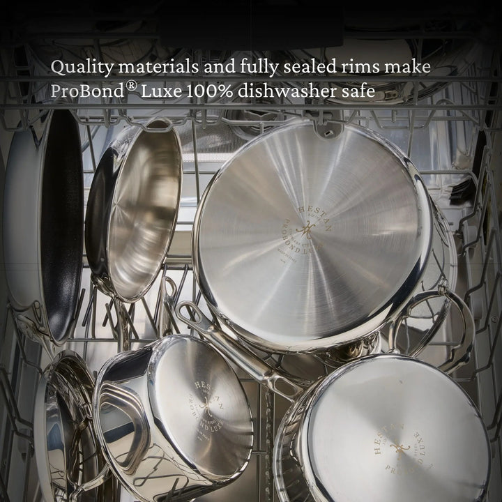Hestan ProBond® Luxe 20cm Polished Professional Clad Stainless Steel Saucier