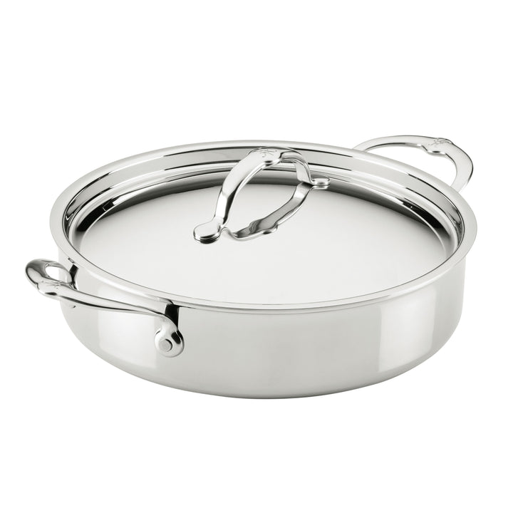 Hestan ProBond® Luxe 30cm Polished Professional Clad Stainless Steel Rondeau - 5.7L