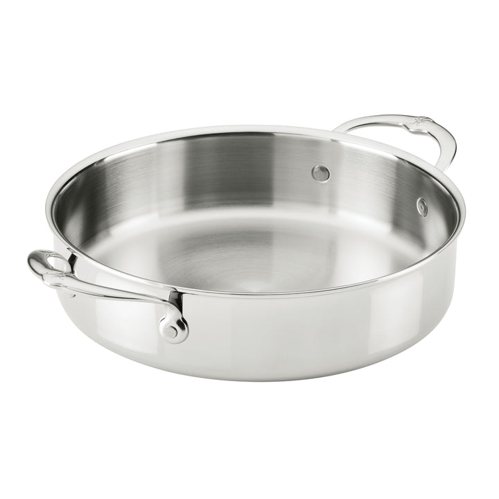 Hestan ProBond® Luxe 30cm Polished Professional Clad Stainless Steel Rondeau - 5.7L