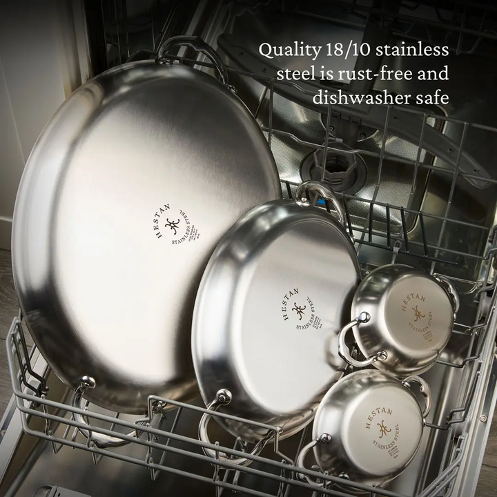 Hestan Provisions Open Mini Oval Au Gratin, 2pce Set (17cm x 14cm)