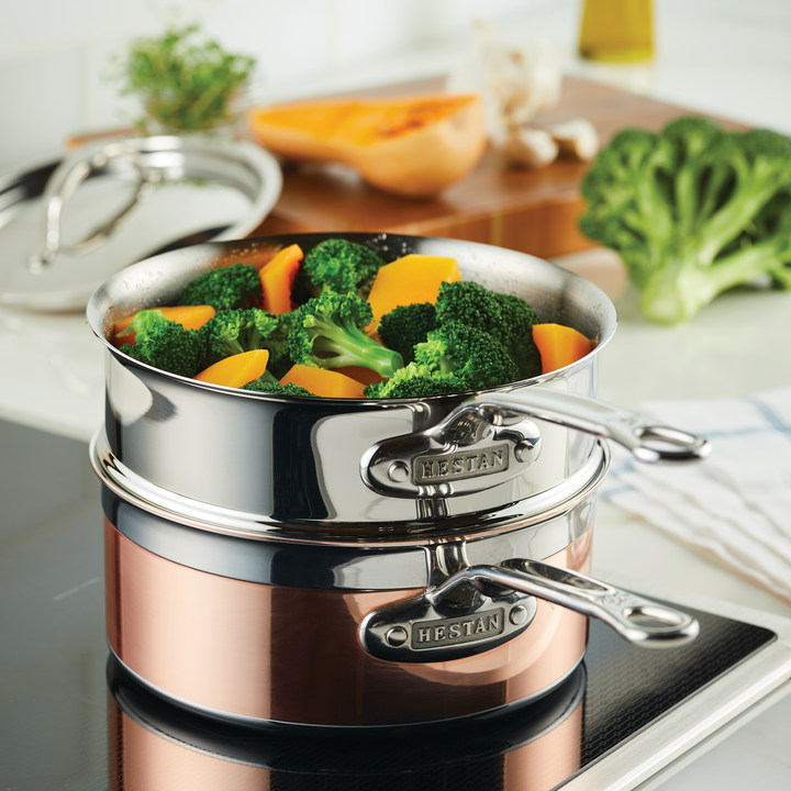 Hestan Stainless Steel Steamer Insert - Fits 18cm/20cm - 2.9L