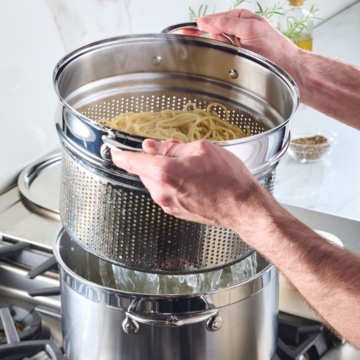 Hestan Stainless Steel Pasta Insert - Fits 26cm/7.6L Stockpots