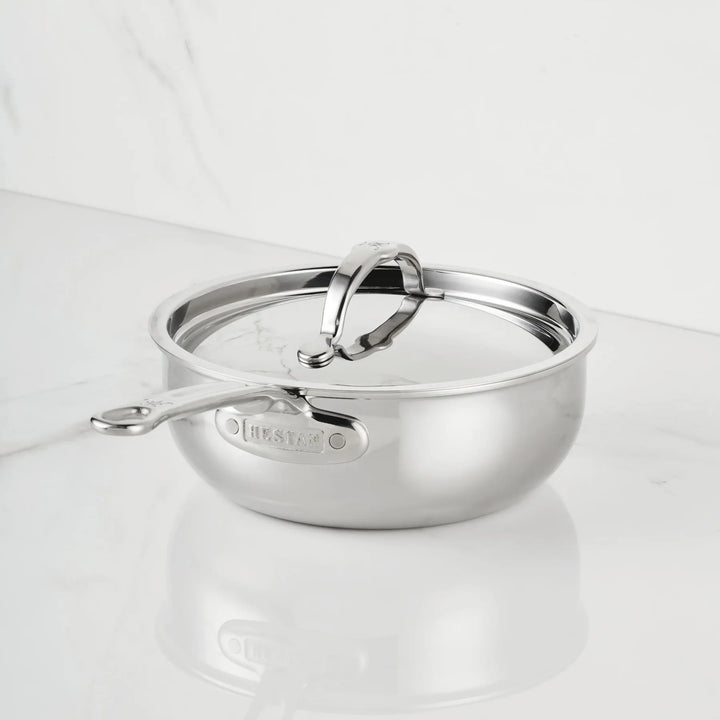 Hestan ProBond® Luxe 20cm Polished Professional Clad Stainless Steel Saucier
