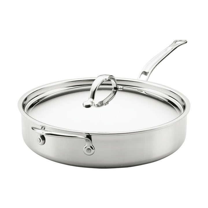 Hestan ProBond® Luxe Professional Clad Stainless Steel Sauté Pan with Lid, 26cm