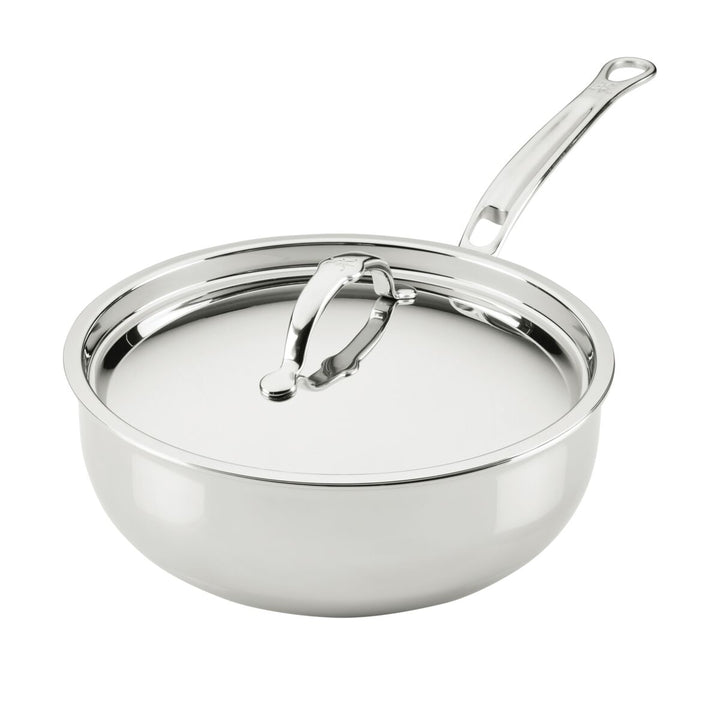 Hestan ProBond® Luxe 24cm Professional Clad Stainless Steel Essential Pan with Lid