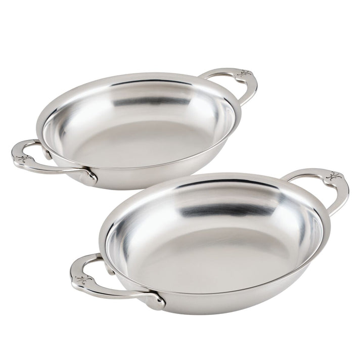 Hestan Provisions Open Mini Oval Au Gratin, 2pce Set (17cm x 14cm)