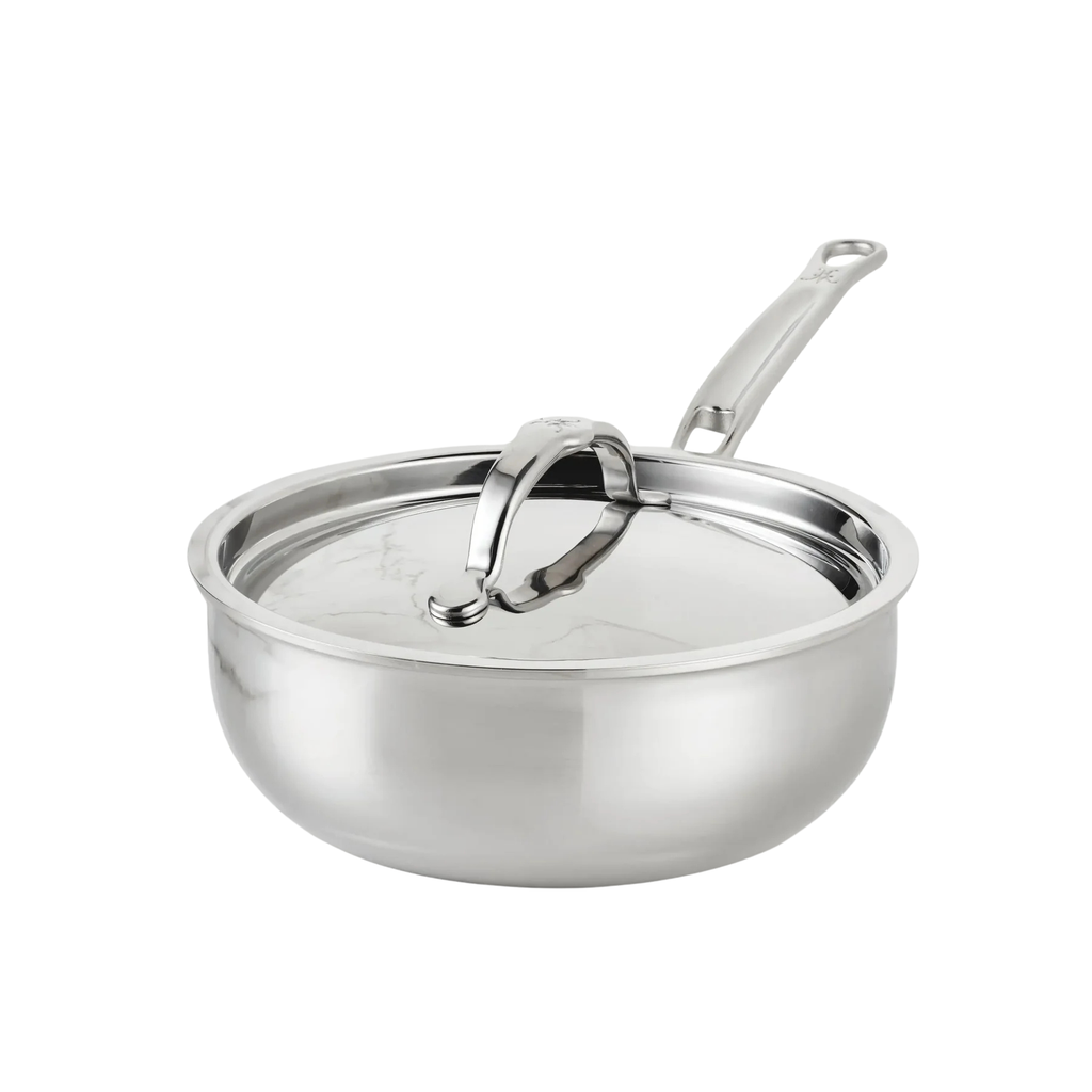 Hestan ® 20cm Polished Professional Clad Stainless Steel Saucier