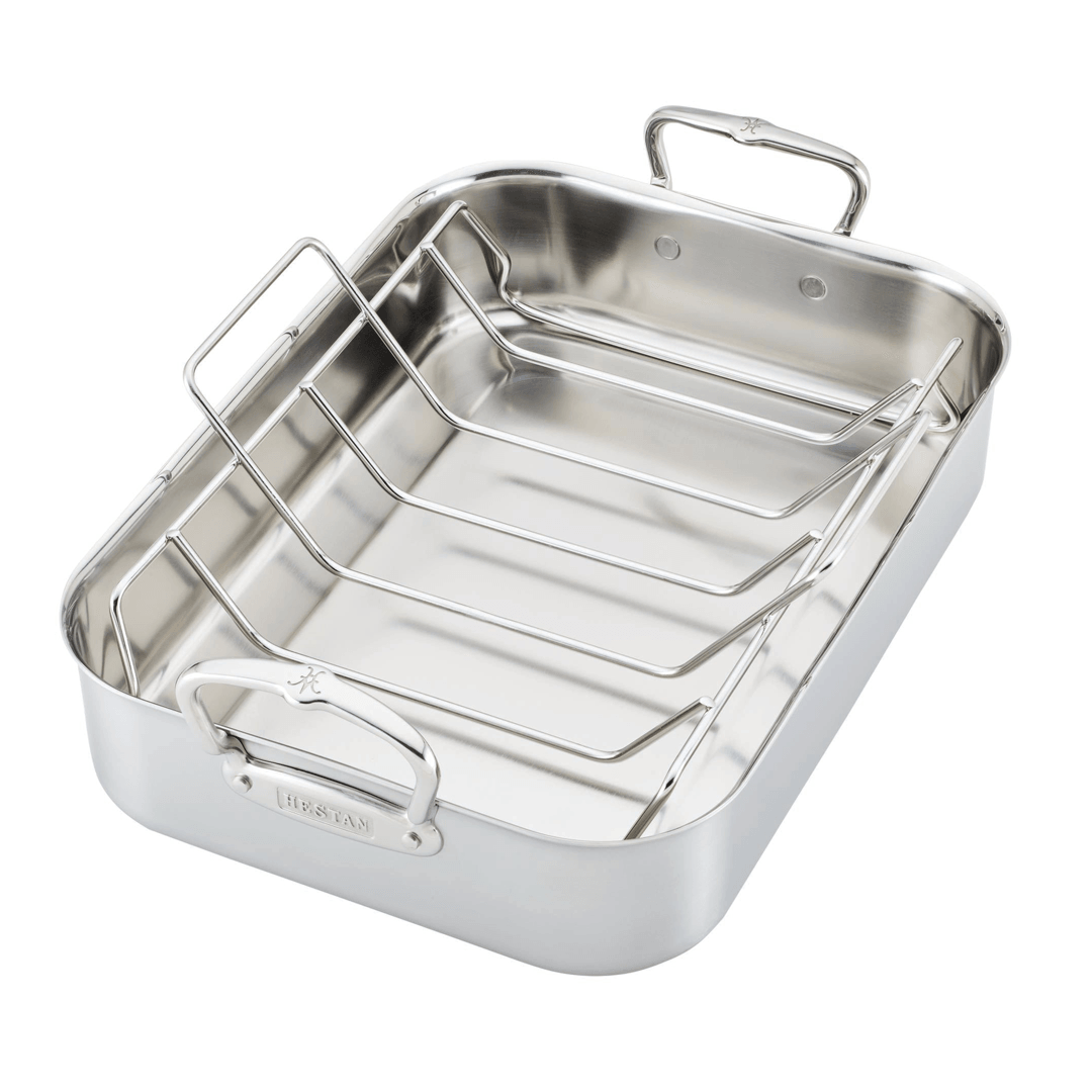 Small stainless steel roasting pan sale