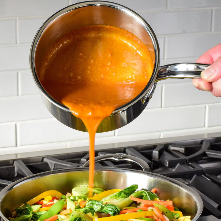 Hestan ProBond Induction Stainless Steel Saucepan & Lid - Small & Extra Large