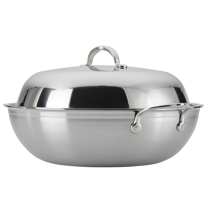 Hestan ProBond Induction Stainless Steel Wok & Lid - 36cm (7L)