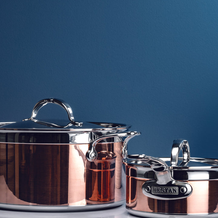 Hestan CopperBond Induction Copper Stock Pot & Lid - 24cm (5.7L)