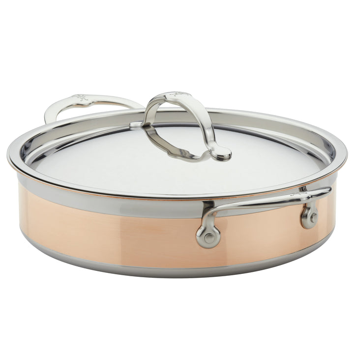 Hestan CopperBond Induction Copper Sautéuse & Lid - 26cm (3.3L)