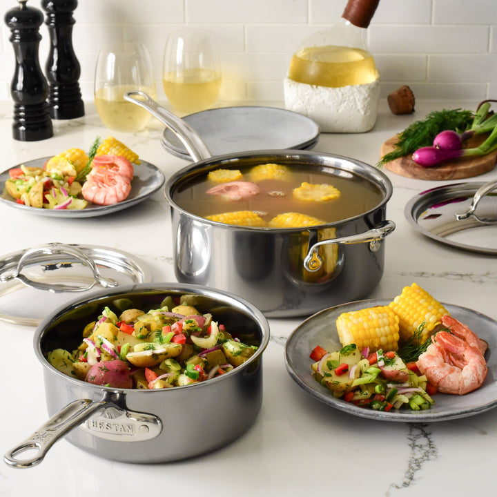 Hestan NanoBond Titanium Induction Saucepan & Lid - 18cm/1.9L