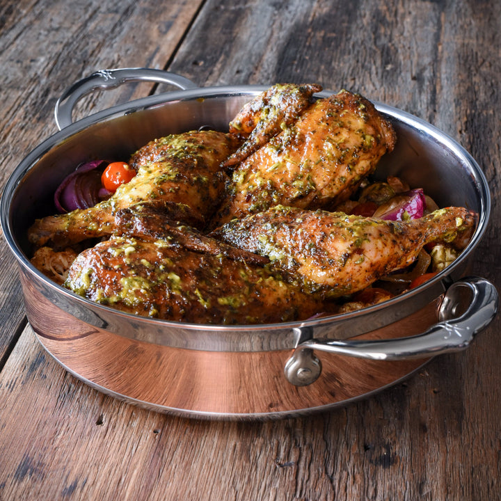 Hestan CopperBond Induction Copper Sautéuse & Lid - 26cm (3.3L)