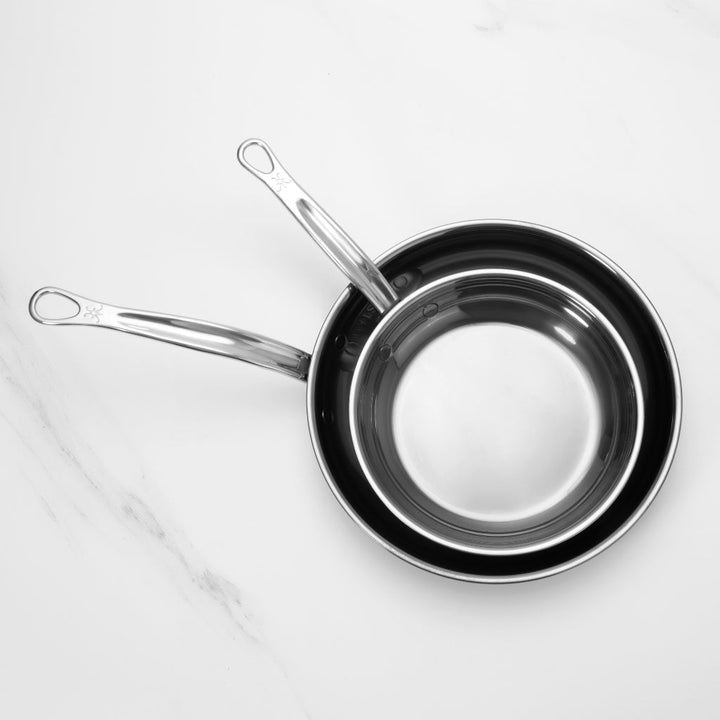 Hestan NanoBond Titanium Induction Skillet Set - 22cm & 28cm