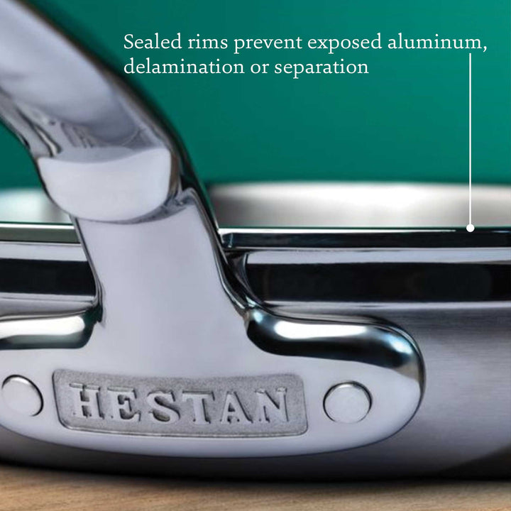 Hestan ProBond Induction Stainless Steel Skillets - Small, Medium & Large