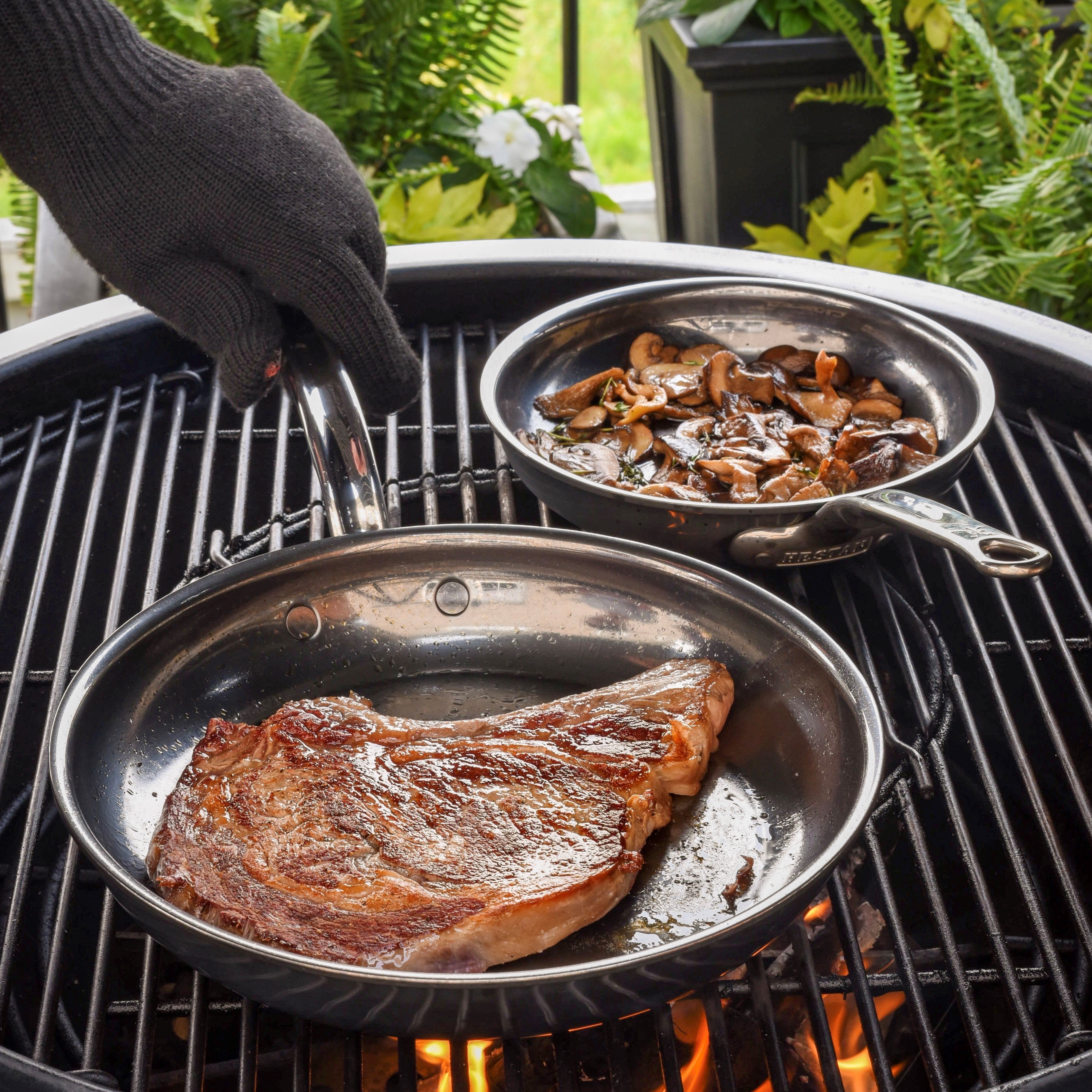 Hestan NanoBond Titanium Induction Skillet Set - 22cm & 28cm