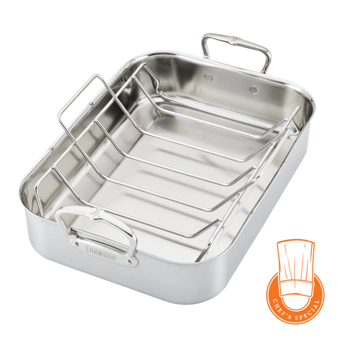 Large roasting hotsell pan with rack