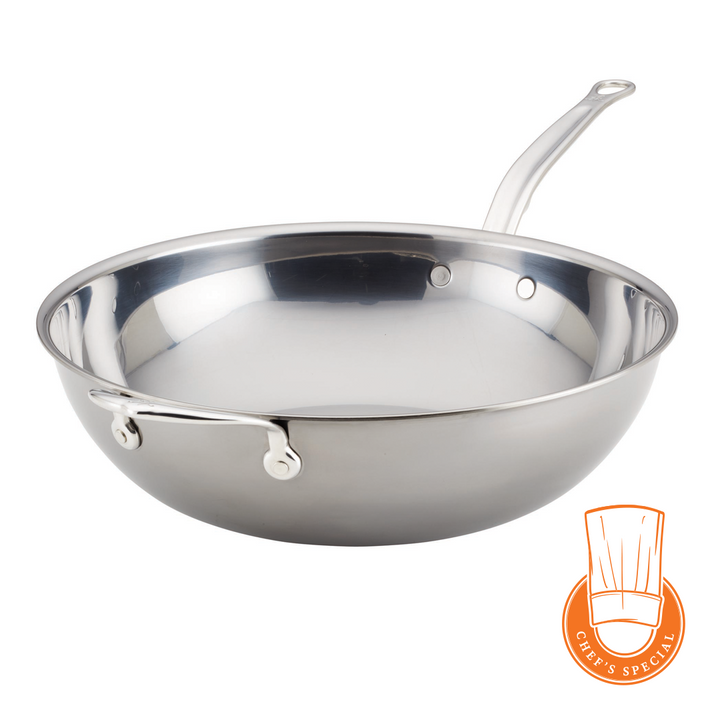 Hestan NanoBond Titanium Induction Chef's Pan, 36cm/7.2L